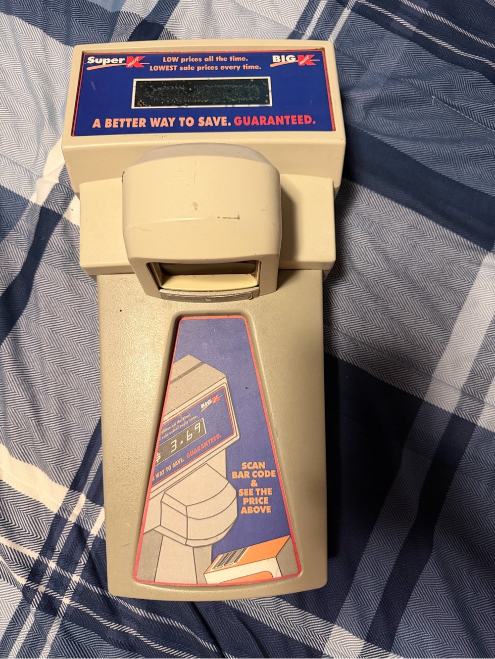 KMART Barcode Scanner - Beige -